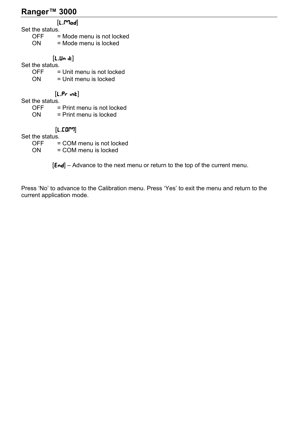 Ranger™ 3000, Series en-23 | Ohaus RANGER 3000 COMPACT SCALES Manual User Manual | Page 25 / 40