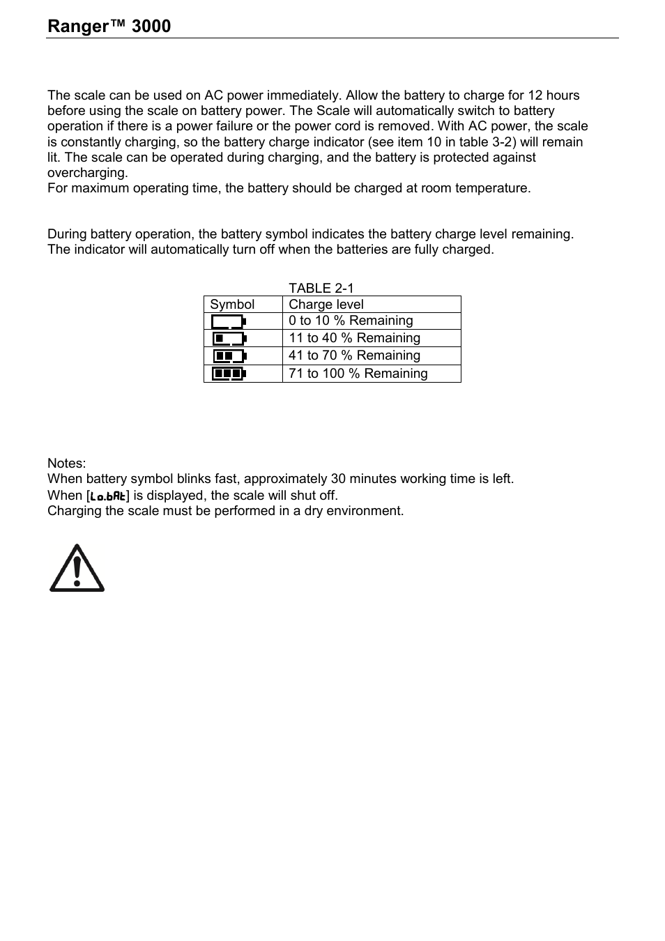 Ranger™ 3000, Series en-3 | Ohaus RANGER 3000 COMPACT SCALES Manual User Manual | Page 5 / 40