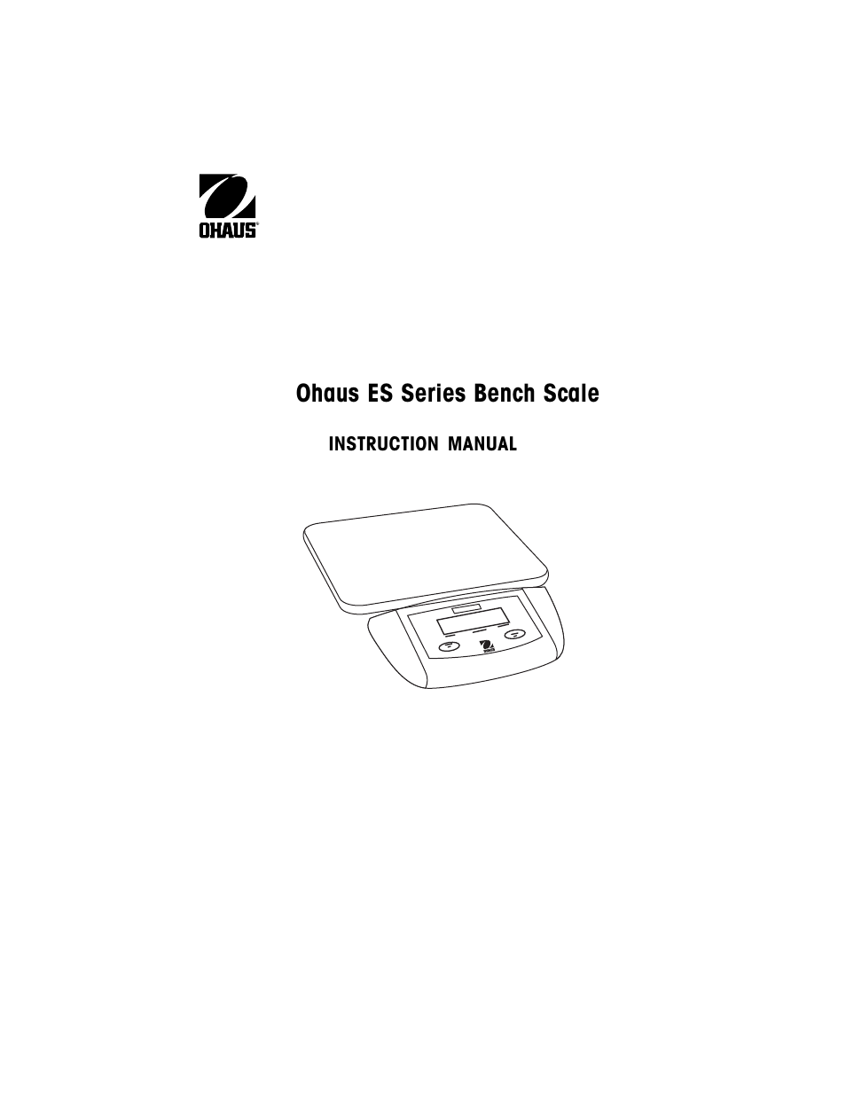 Ohaus ES COMPACT BENCH SCALES Manual multi User Manual | 56 pages