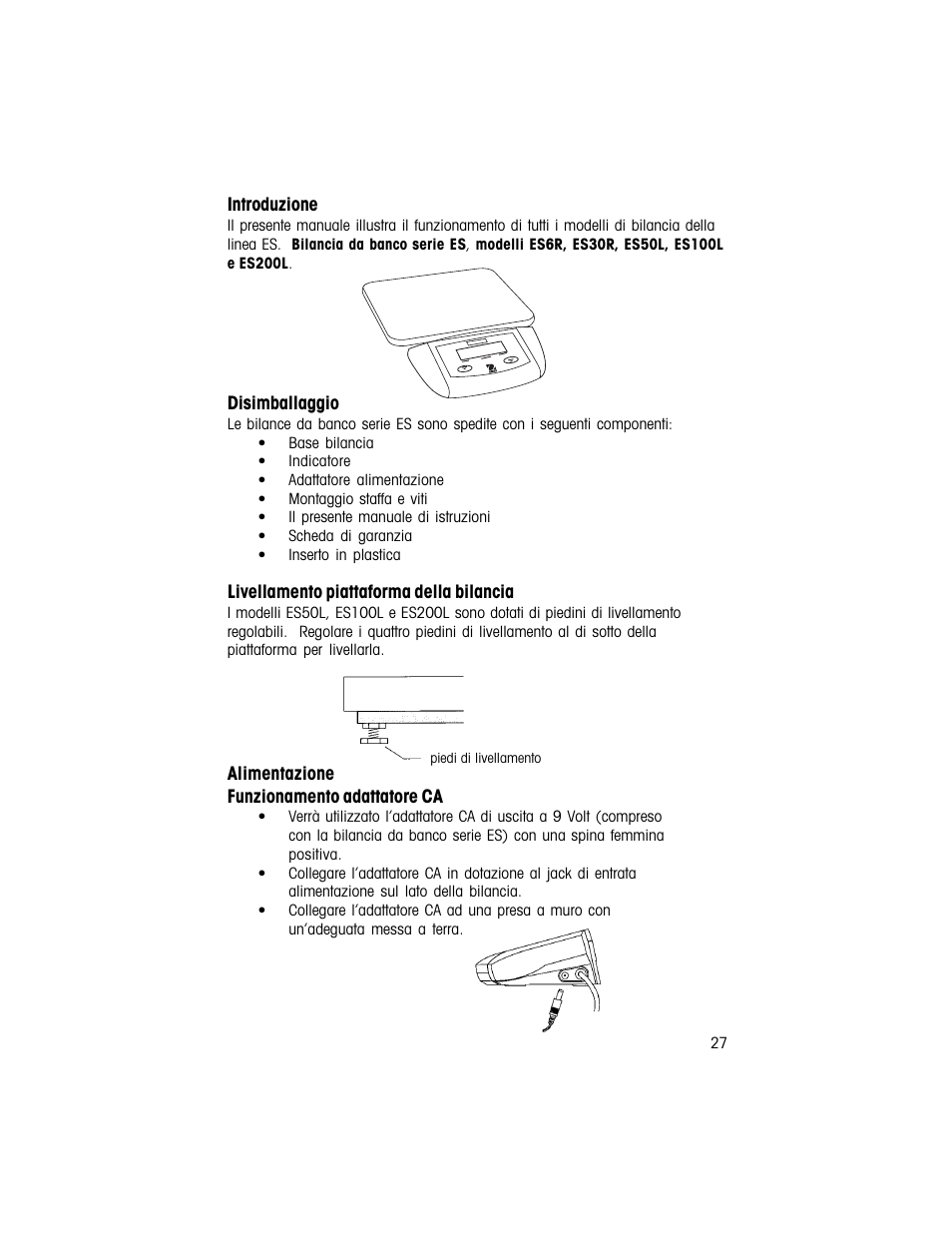 Ohaus ES COMPACT BENCH SCALES Manual multi User Manual | Page 27 / 56