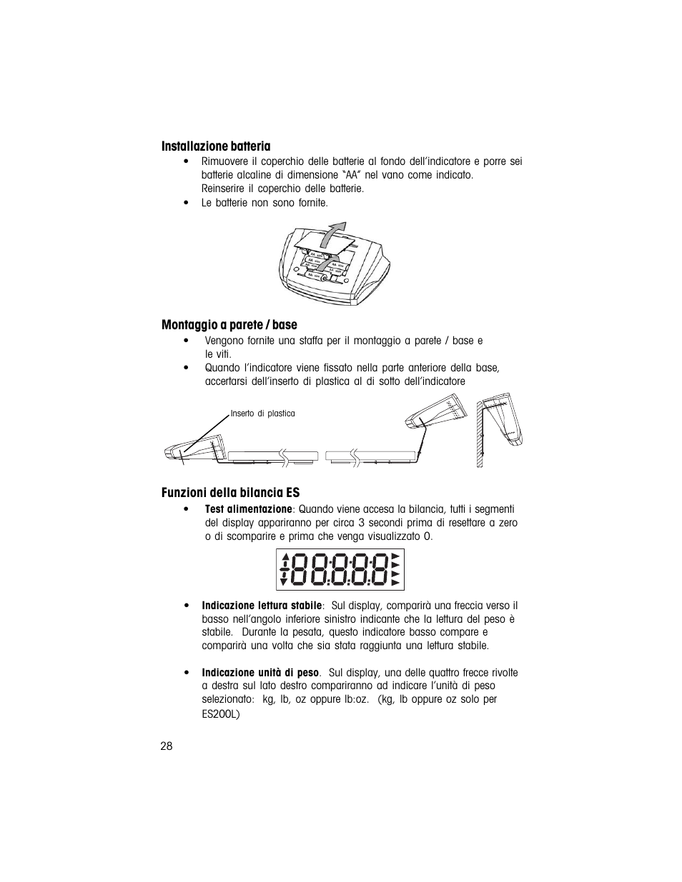 Ohaus ES COMPACT BENCH SCALES Manual multi User Manual | Page 28 / 56