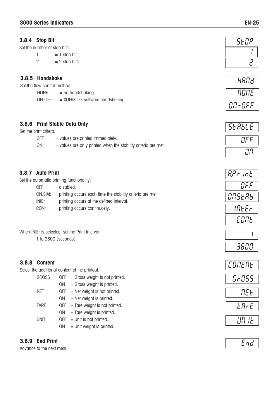 Ohaus VX SERIES FLOOR SCALES Indicator T32XW Manual en User Manual | Page 27 / 48