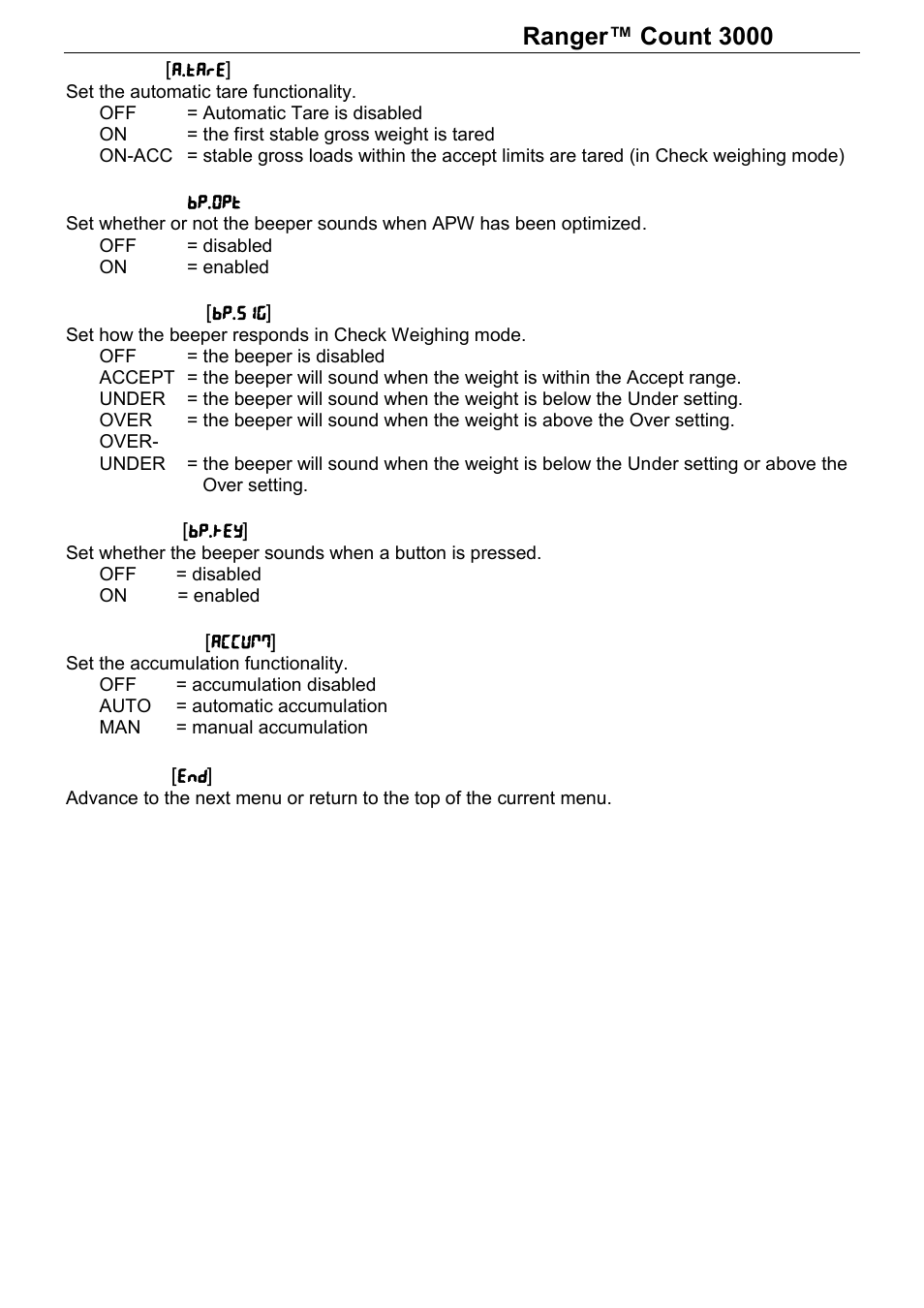 Series | Ohaus RANGER COUNT 3000 COMPACT COUNTING SCALES Manual User Manual | Page 18 / 40