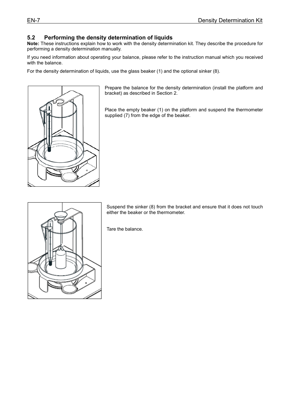 Ohaus Density Determination Kit Manual User Manual | Page 10 / 24