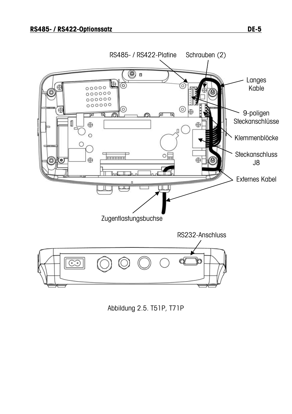 Ohaus RS422 Interface Option Kit Manual multi User Manual | Page 37 / 56