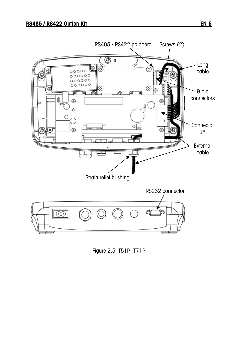 Ohaus RS422 Interface Option Kit Manual multi User Manual | Page 7 / 56