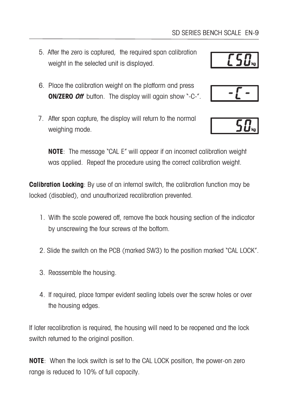 Ohaus SD COMPACT BENCH SCALES Manual multi User Manual | Page 15 / 72