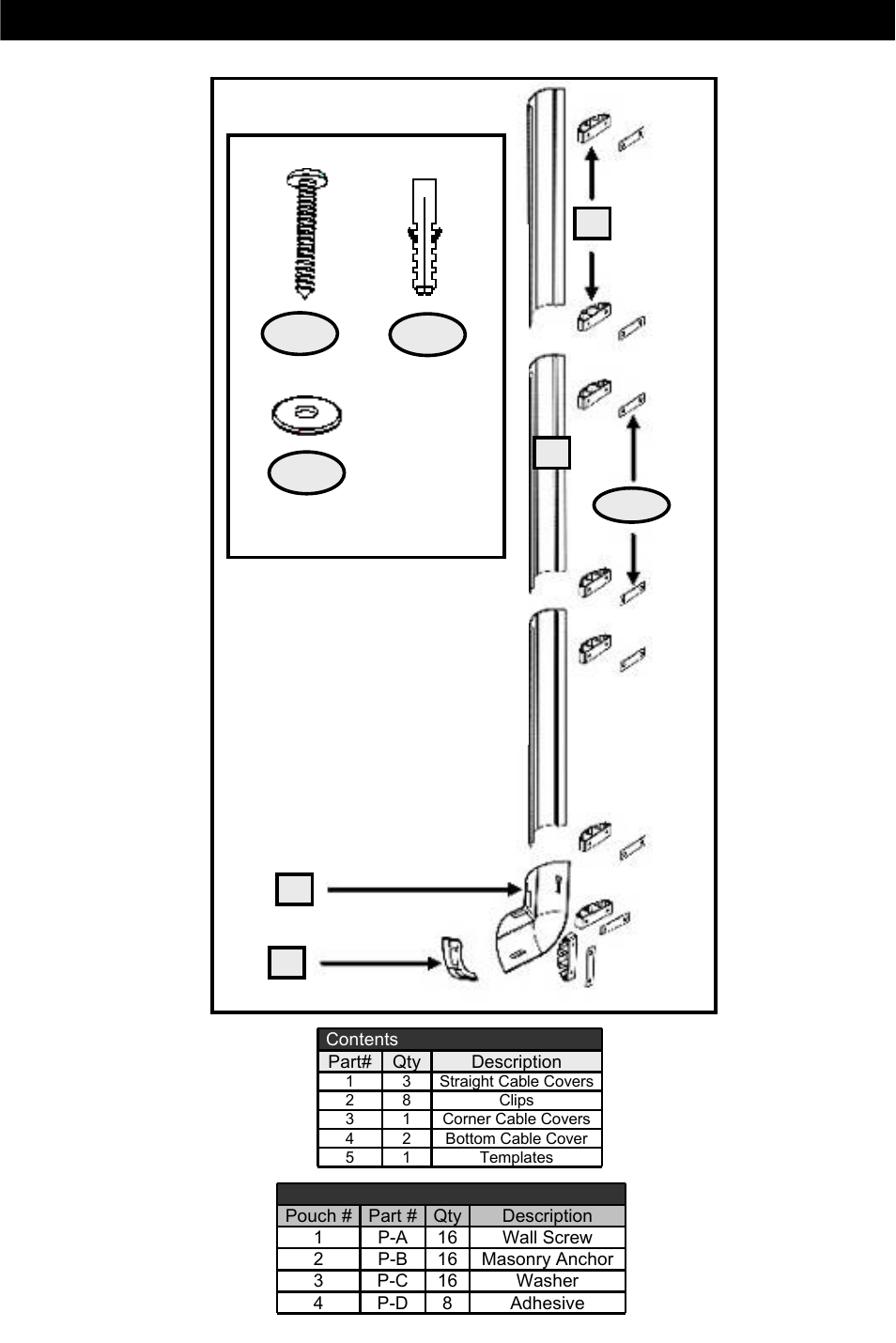 Cross reference contents, P-a p-c p-b | Omnimount CMK Manual ru User Manual | Page 10 / 24