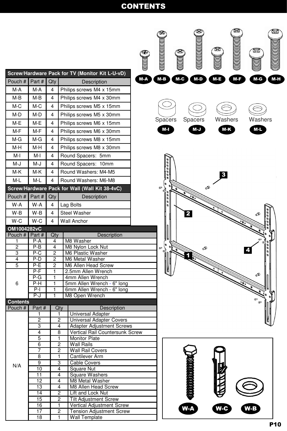Omnimount ULPC-L Manual ru User Manual | Page 10 / 36