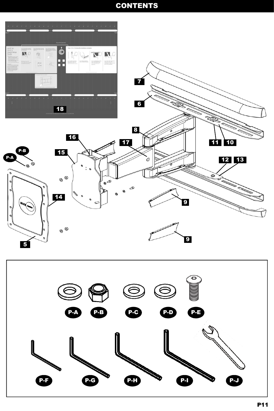 Omnimount ULPC-L Manual ru User Manual | Page 11 / 36