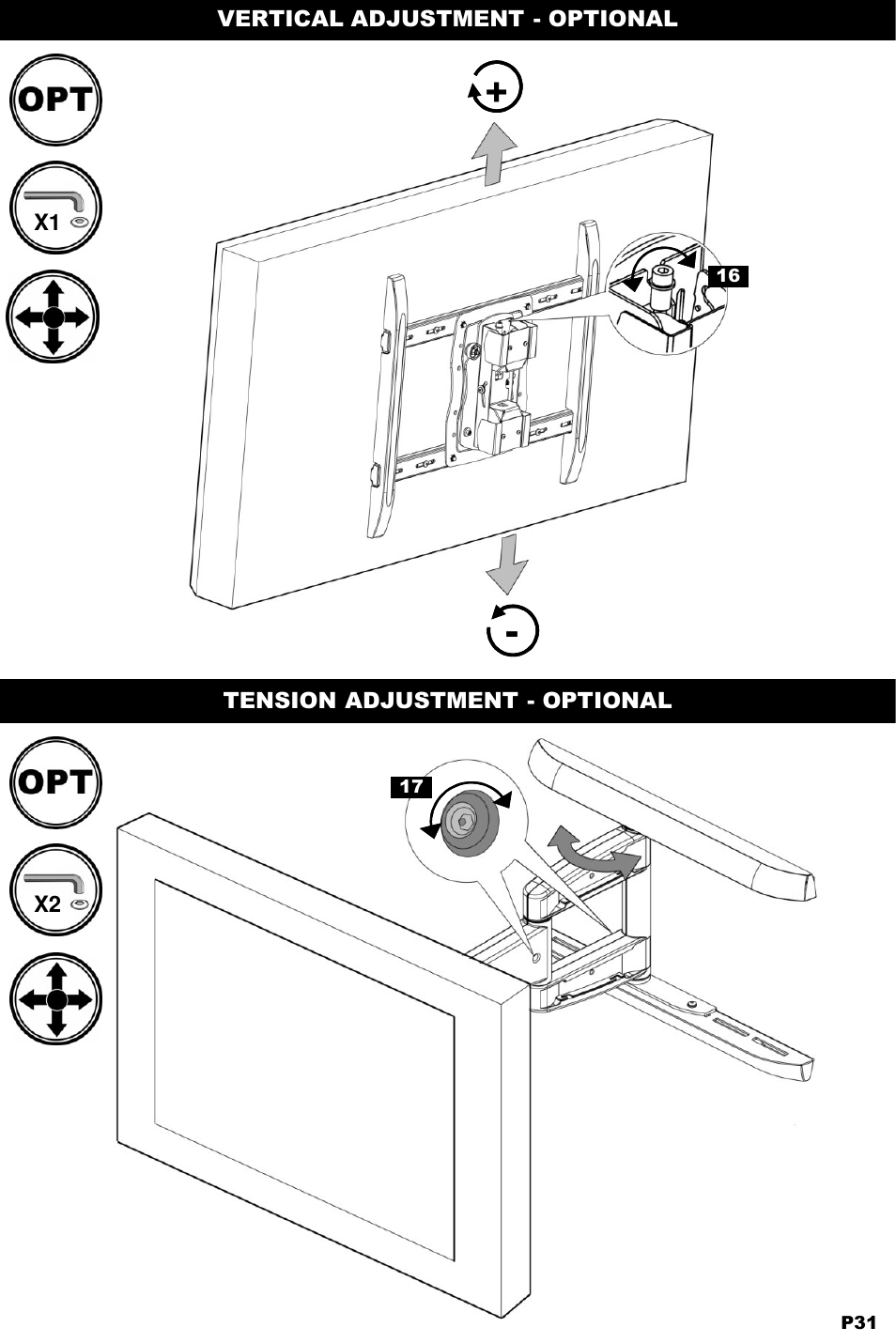 Omnimount ULPC-L Manual ru User Manual | Page 31 / 36