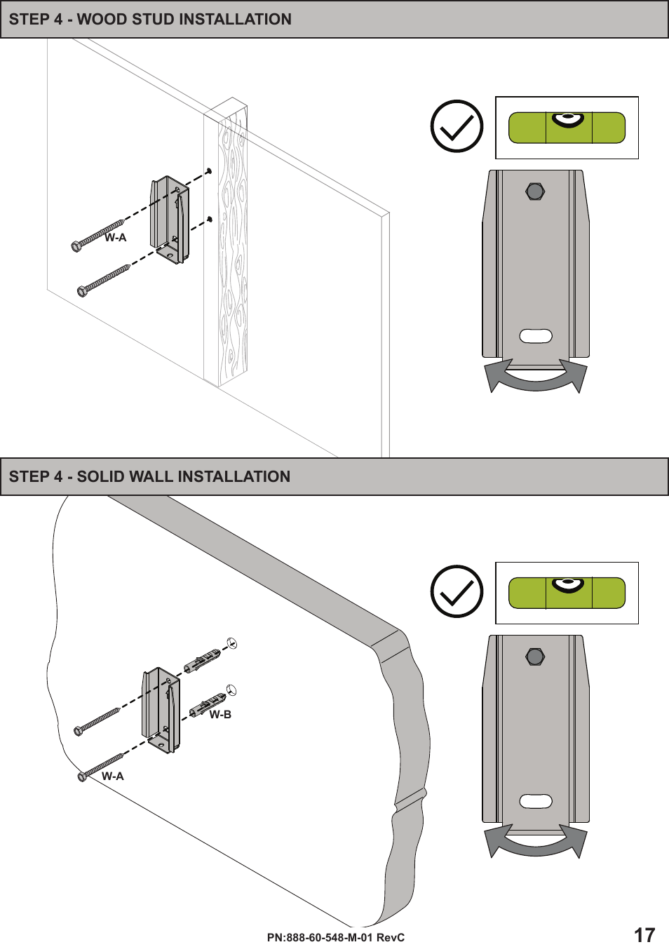 Omnimount OS50F Manual ru User Manual | Page 17 / 20