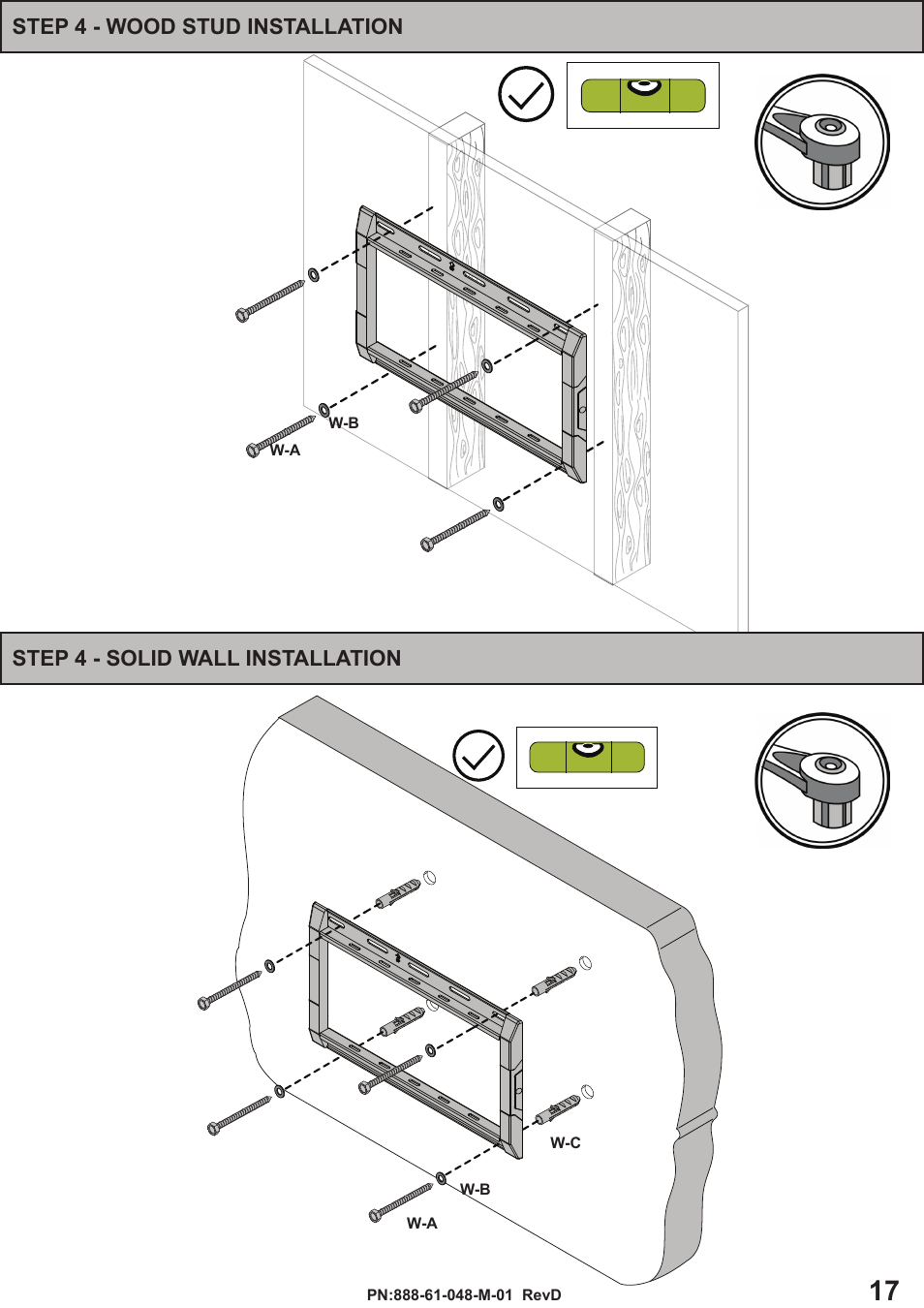 Omnimount OC120FM Manual ru User Manual | Page 17 / 24