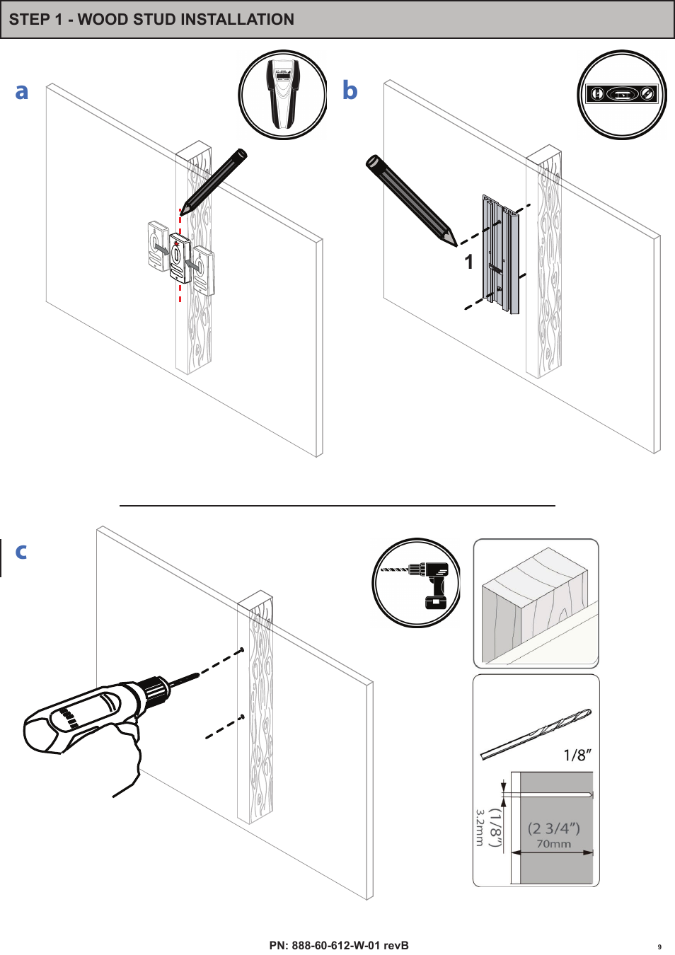 Ab c | Omnimount MOD1 Manual ru User Manual | Page 9 / 20