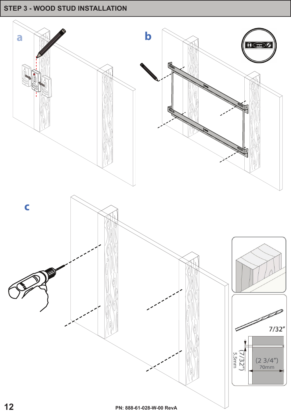 Ab c | Omnimount OC175T Manual ru User Manual | Page 12 / 20