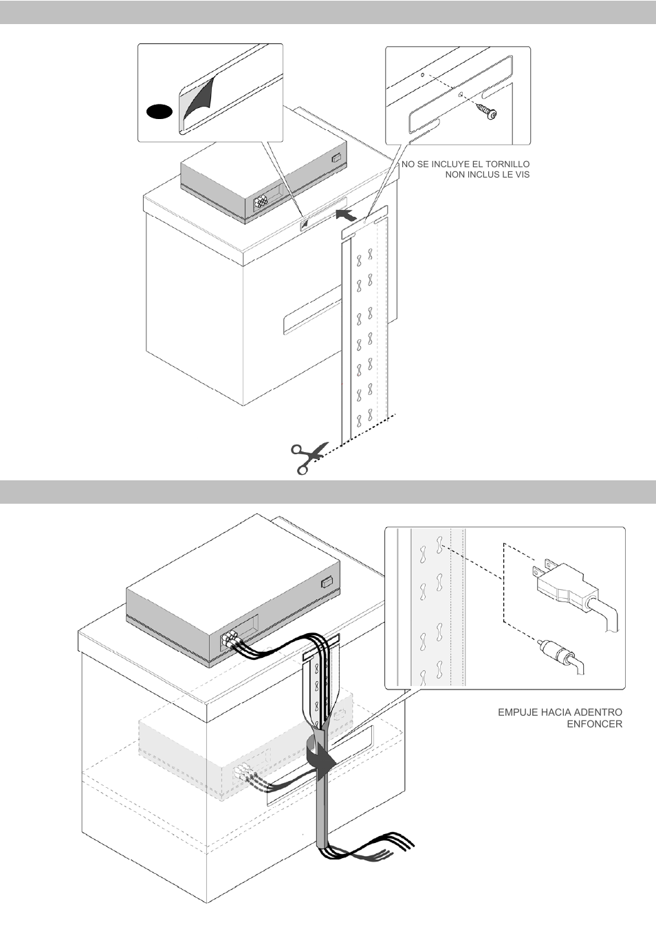 Step - 01, Step - 02 | Omnimount OECMS Manual es User Manual | Page 3 / 4