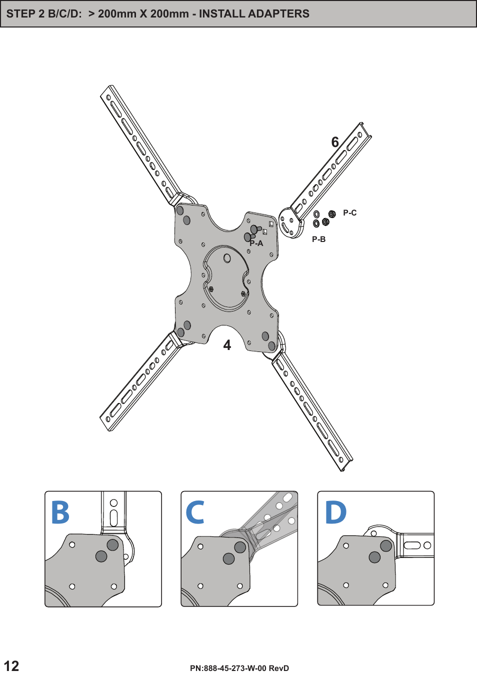 Bc d | Omnimount OS120FM Manual ru User Manual | Page 12 / 24