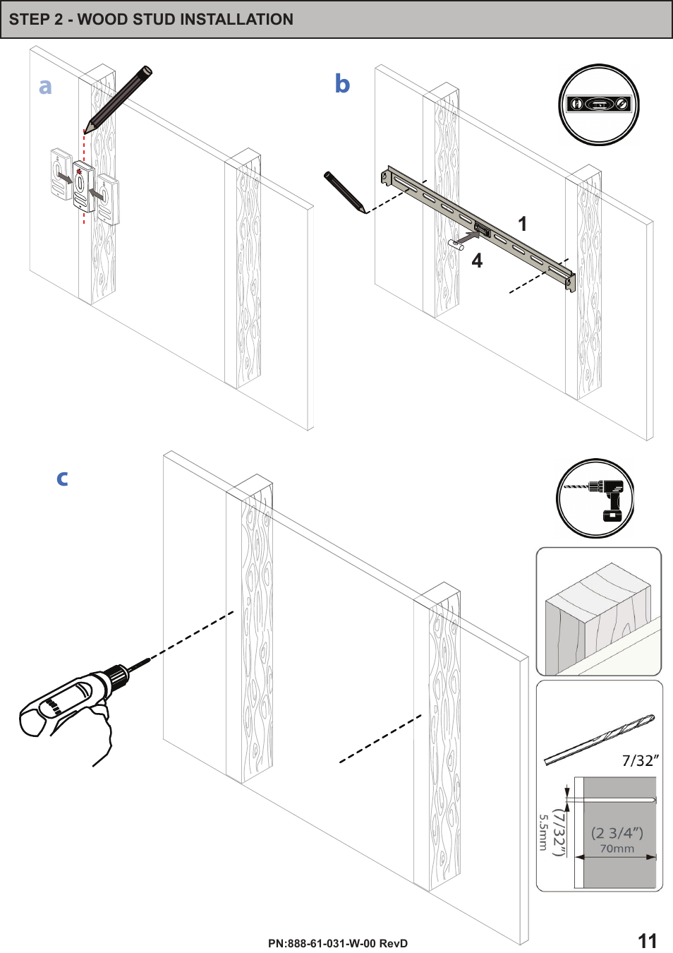 Ab c | Omnimount OC100F Manual ru User Manual | Page 11 / 16