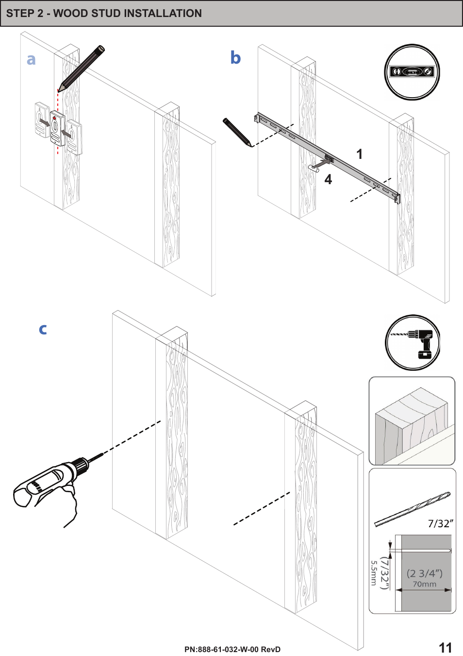 Ab c | Omnimount OC150F Manual ru User Manual | Page 11 / 16