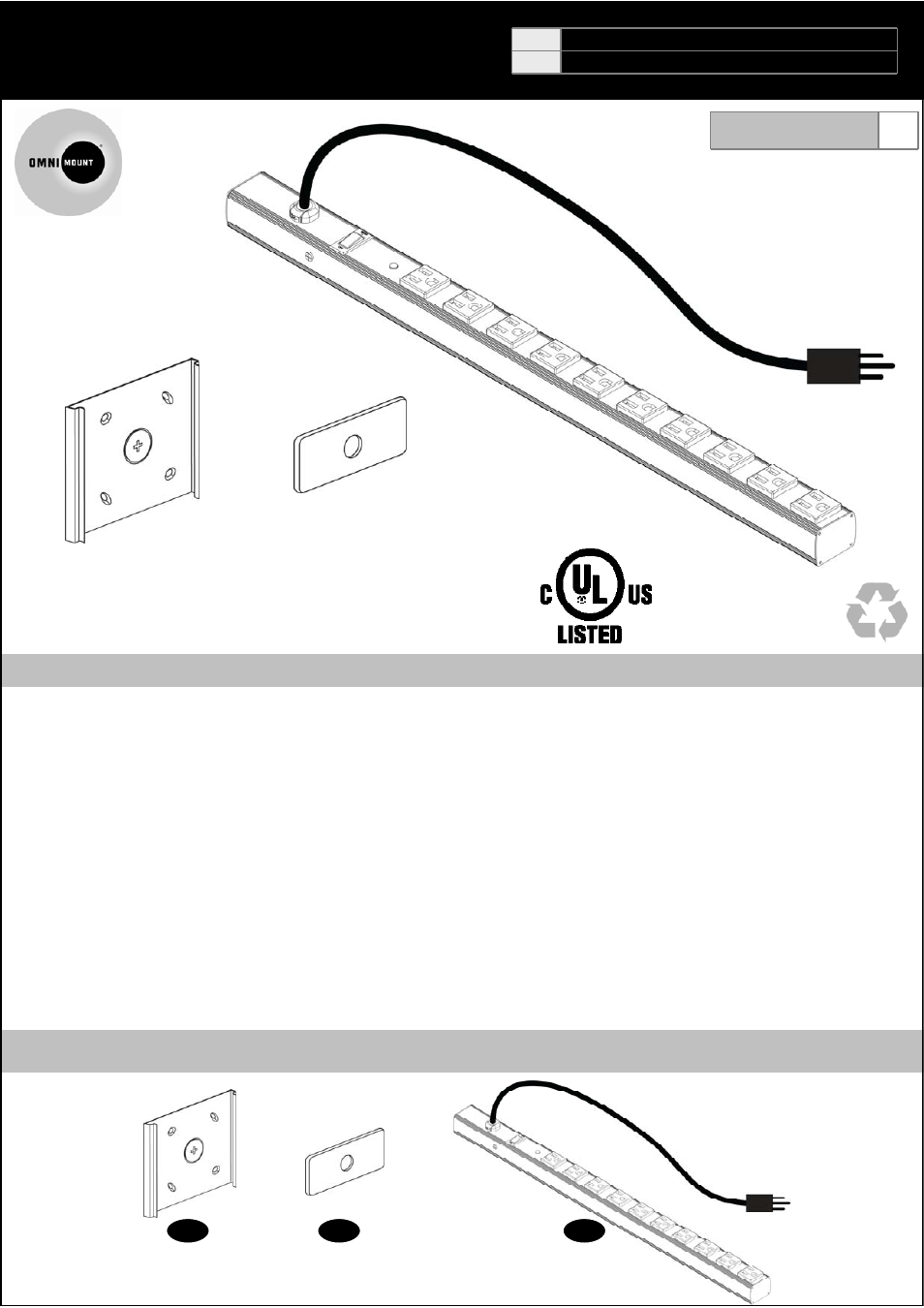 Omnimount OESP10 Manual es User Manual | 4 pages