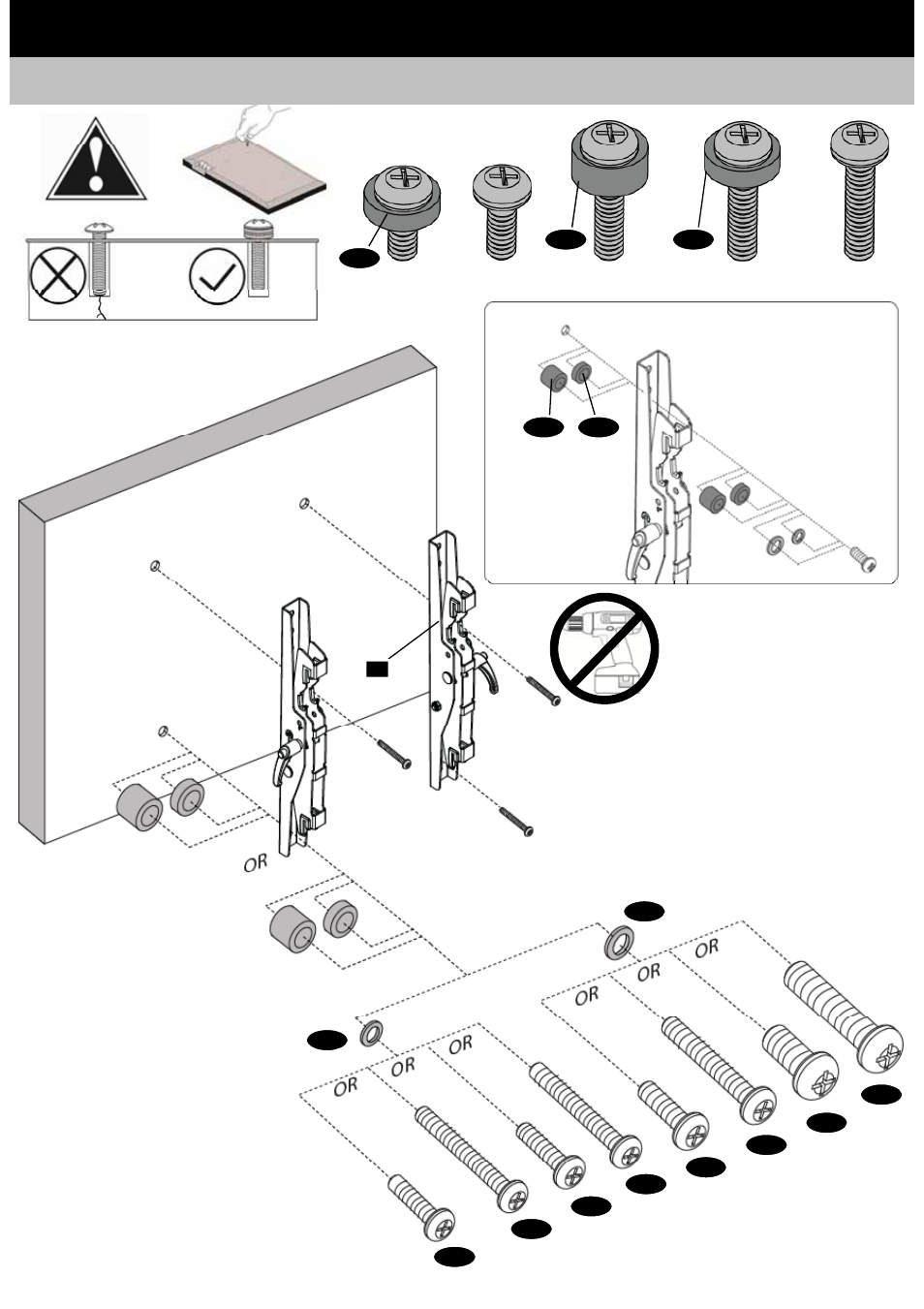 Caution, 10mm | Omnimount NC200T Manual es User Manual | Page 6 / 12
