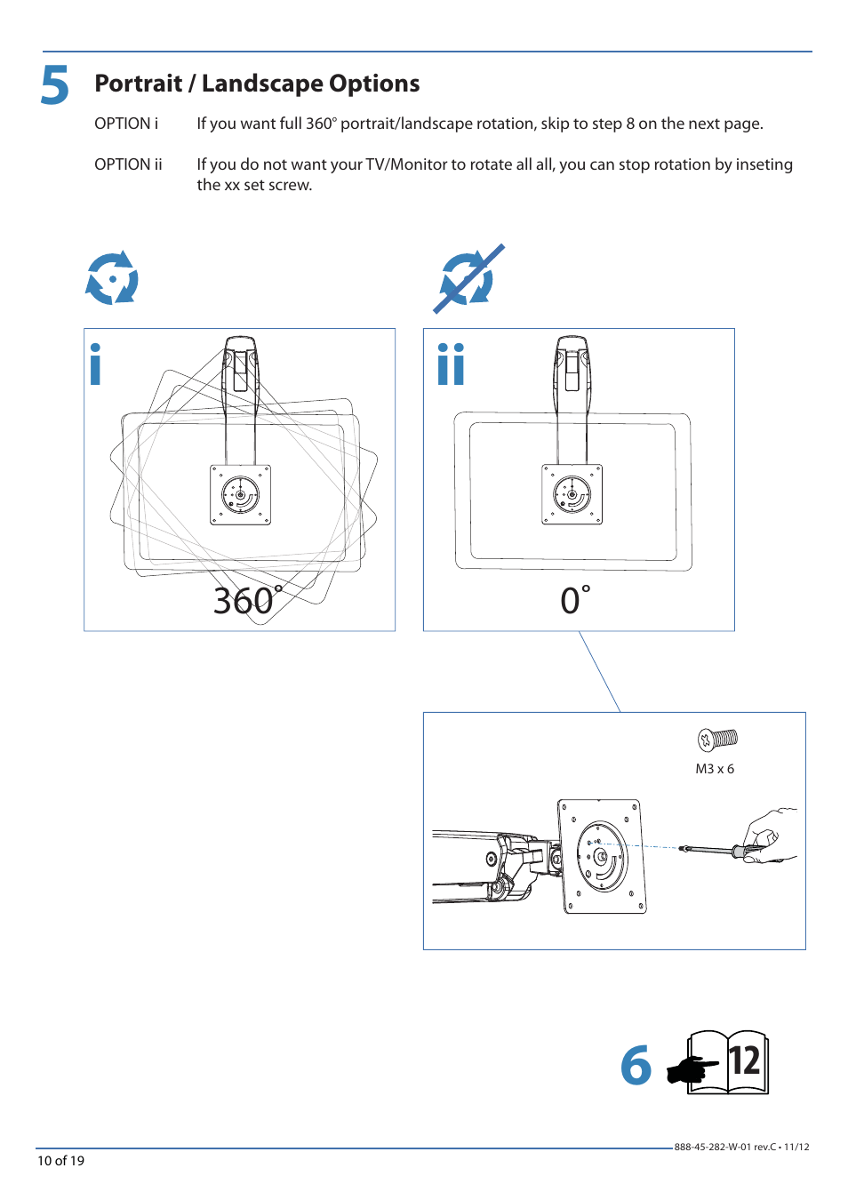 Iii 6 | Omnimount PLAY25X Manual de User Manual | Page 10 / 19