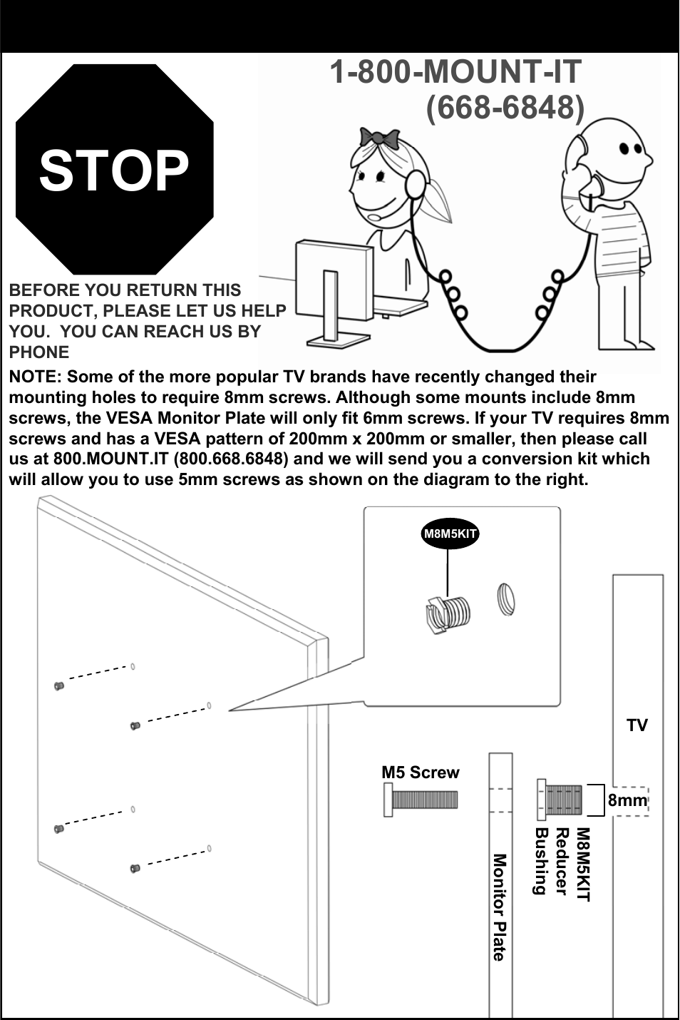 Stop | Omnimount CL-M Manual ru User Manual | Page 22 / 36