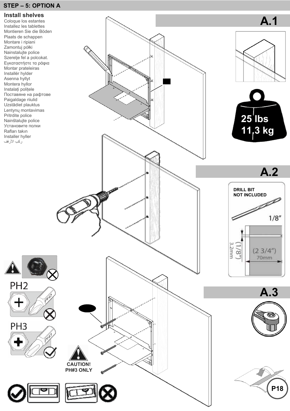 A.1 a.2 a.3 | Omnimount BLADE1 Manual ru User Manual | Page 14 / 32