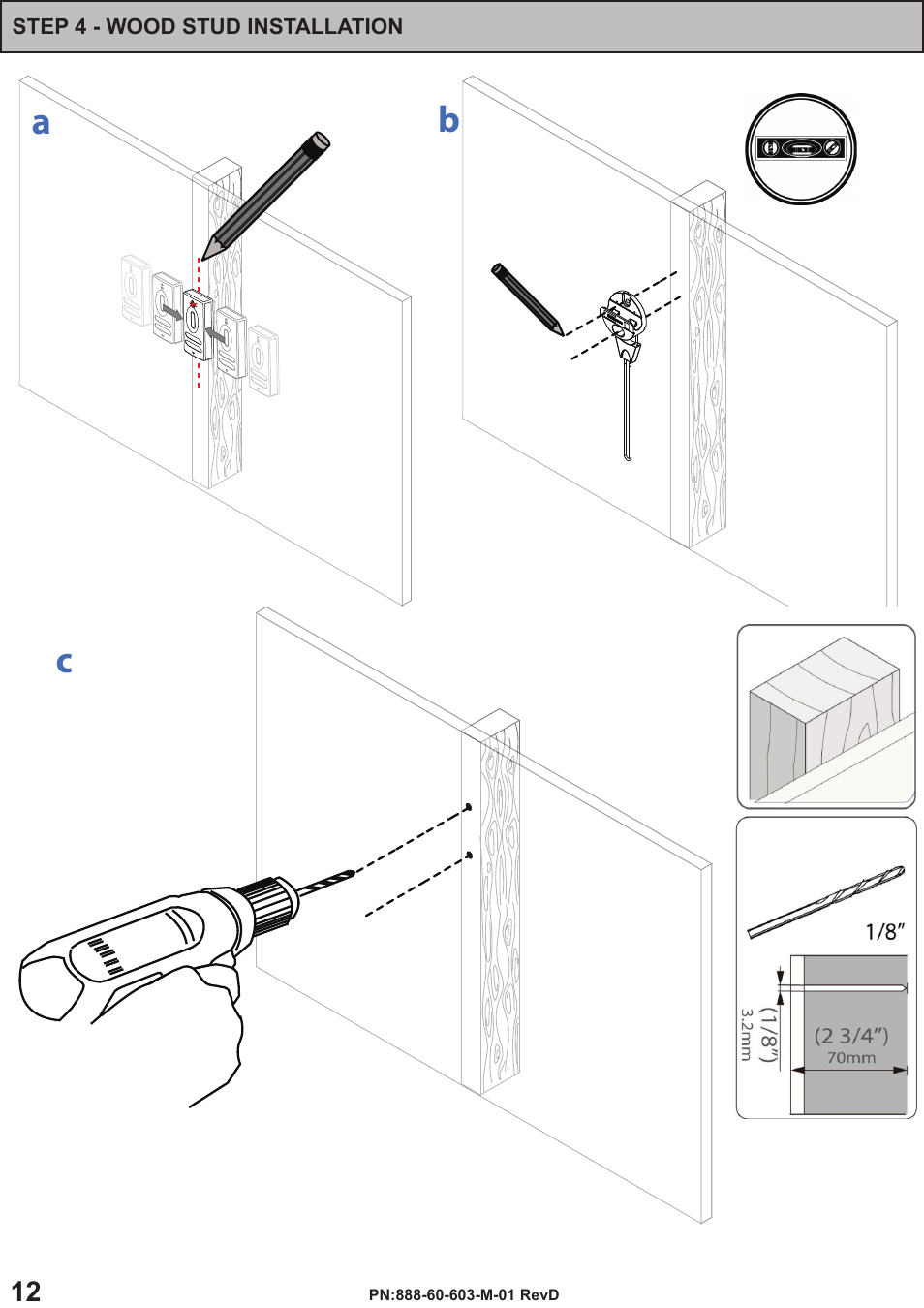 Ab c | Omnimount OMH Manual ru User Manual | Page 12 / 20