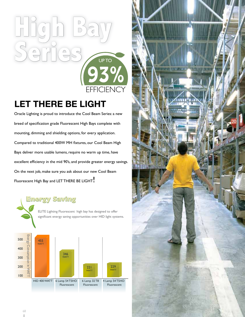 High bay series, Let there be light, Efficiency | Energy saving | Oracle Lighting CB-8 User Manual | Page 2 / 7