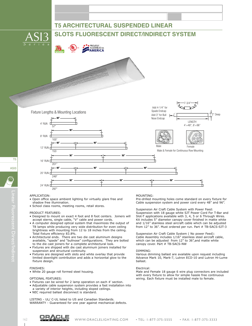 Oracle Lighting ASI3-8 User Manual | 3 pages