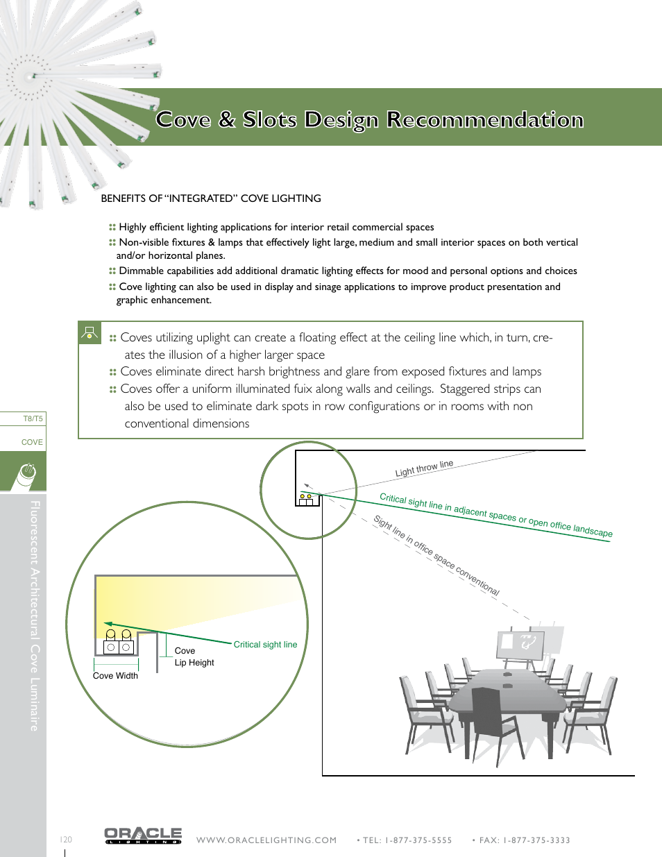 Cove & slots design recommendation | Oracle Lighting 5-OSRT5-1 User Manual | Page 4 / 8