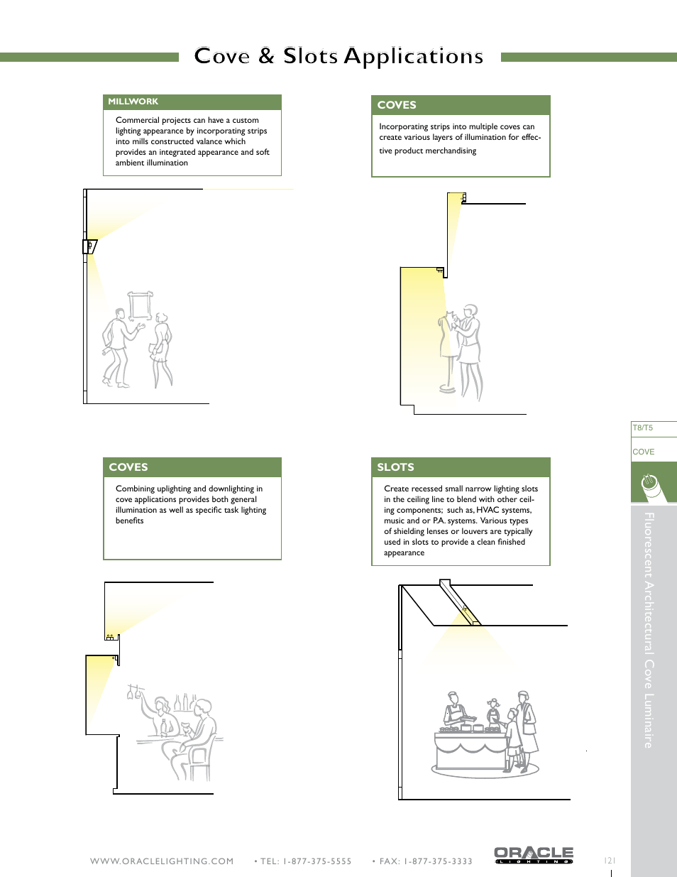 Cove & slots applications | Oracle Lighting 5-OSRT5-1 User Manual | Page 6 / 8