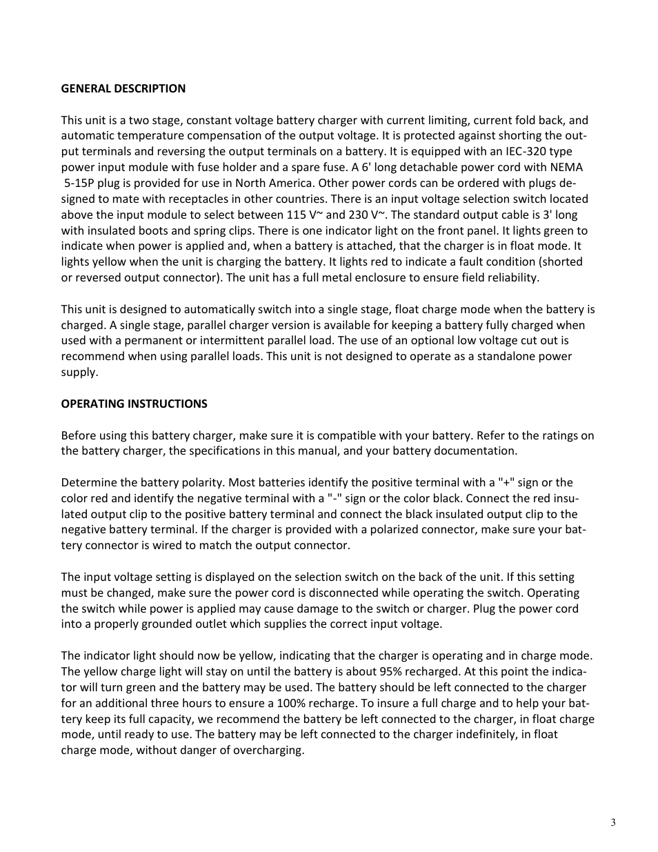 Power-Sonic PSC-241000A User Manual | Page 3 / 6