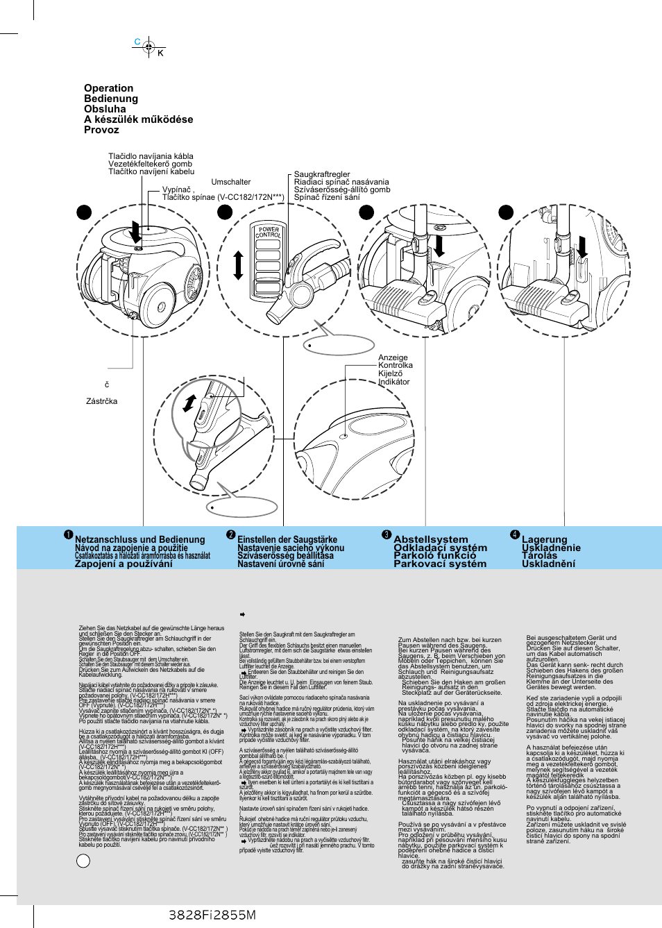 Storage lagerung uskladnenie tárolás uskladnêní | LG V-CC 172 H*** User Manual | Page 10 / 16