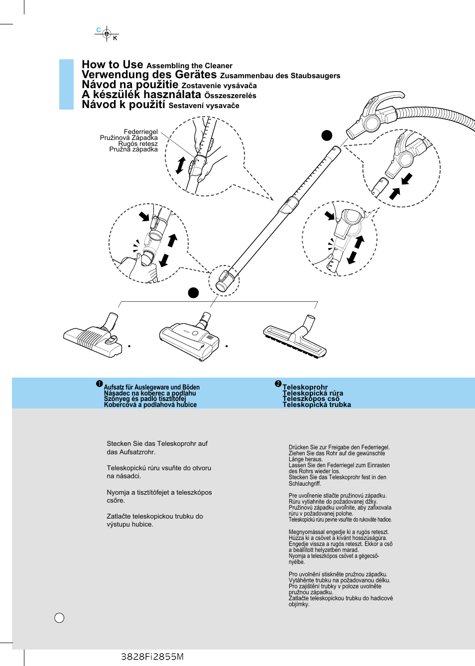 How to use, Verwendung des gerätes, Návod na pou¥itie | A készülék használata, Návod k pou¥ití | LG V-CC 172 H*** User Manual | Page 4 / 16
