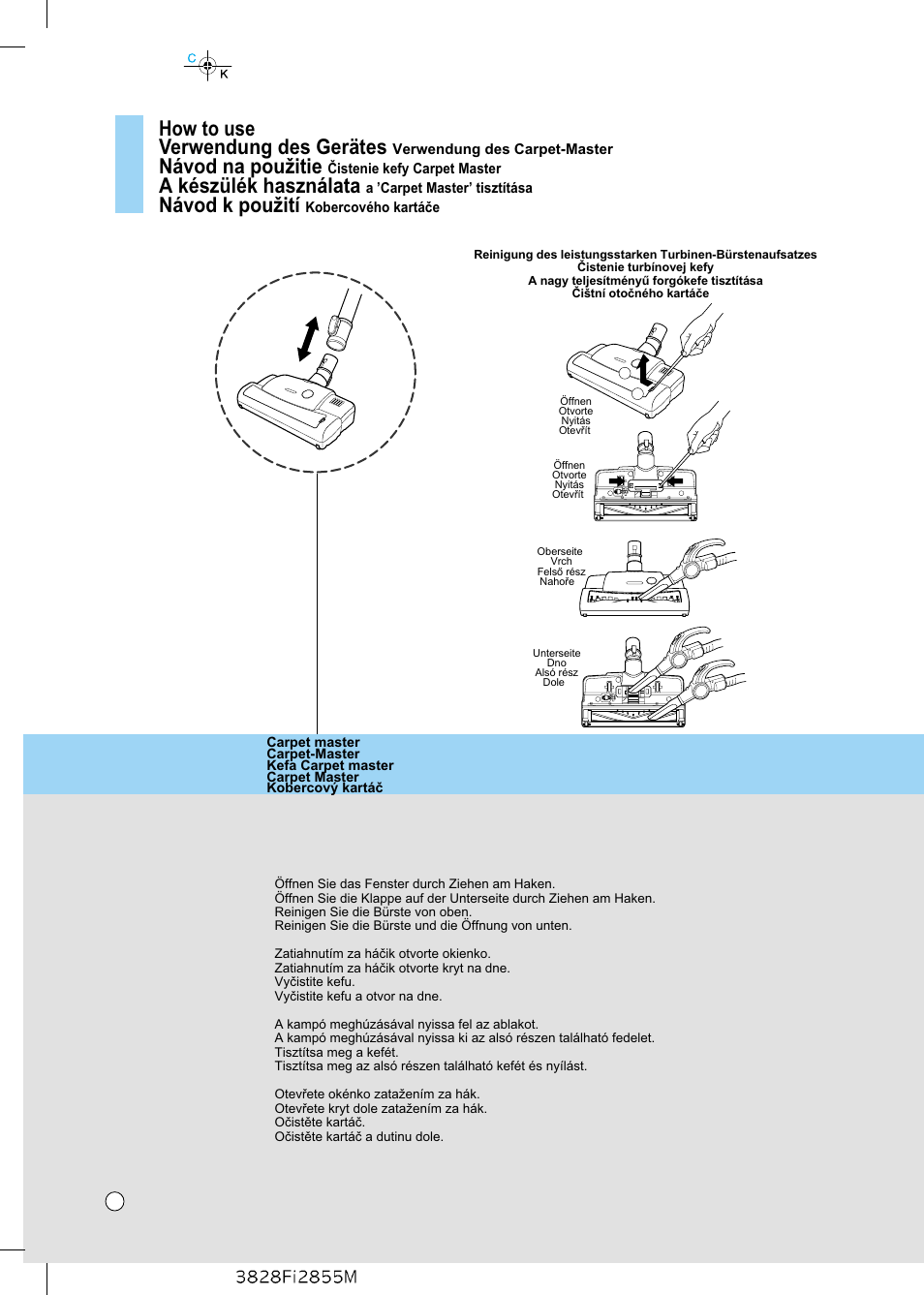 How to use, Verwendung des gerätes, Návod na pou¥itie | A készülék használata, Návod k pou¥ití | LG V-CC 172 H*** User Manual | Page 8 / 16