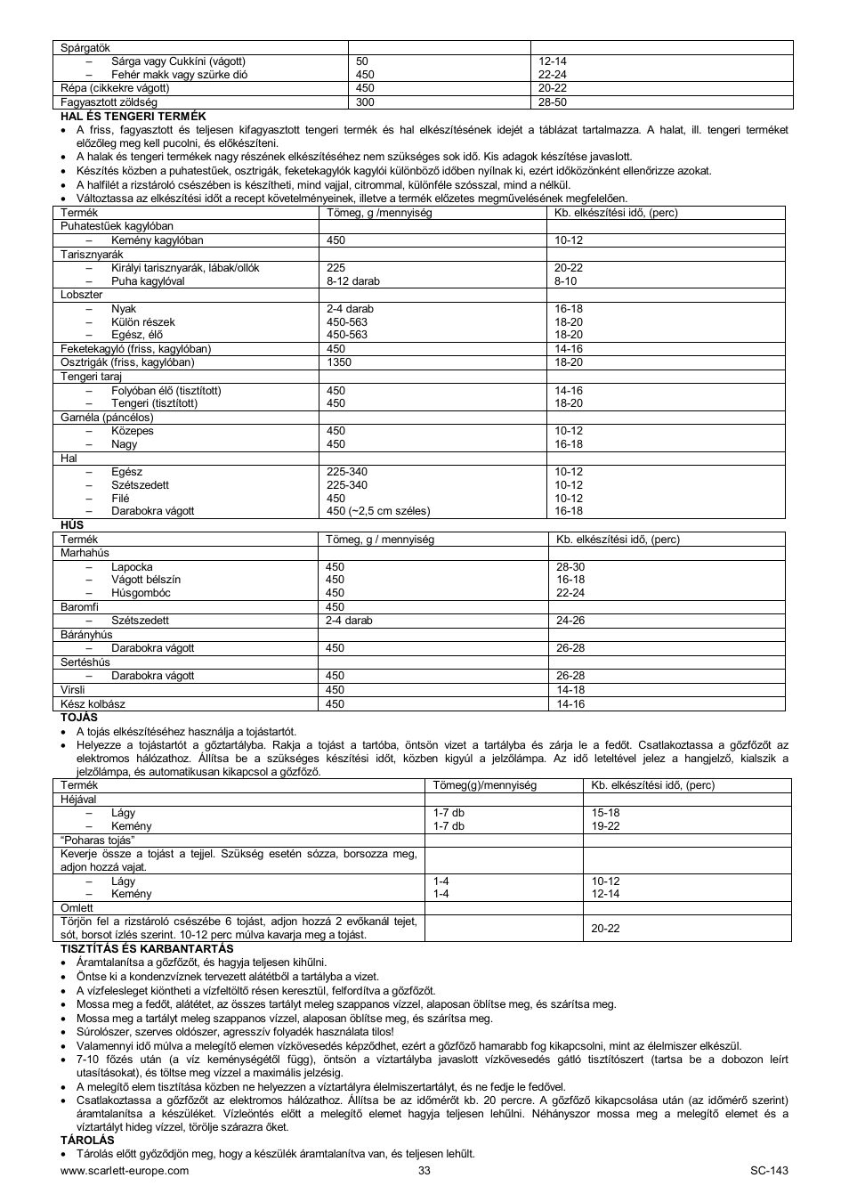 Scarlett SC-143 User Manual | Page 33 / 39