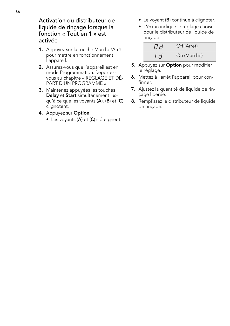 AEG ELECTROLUX F 77008 W 0 P User Manual | Page 66 / 96