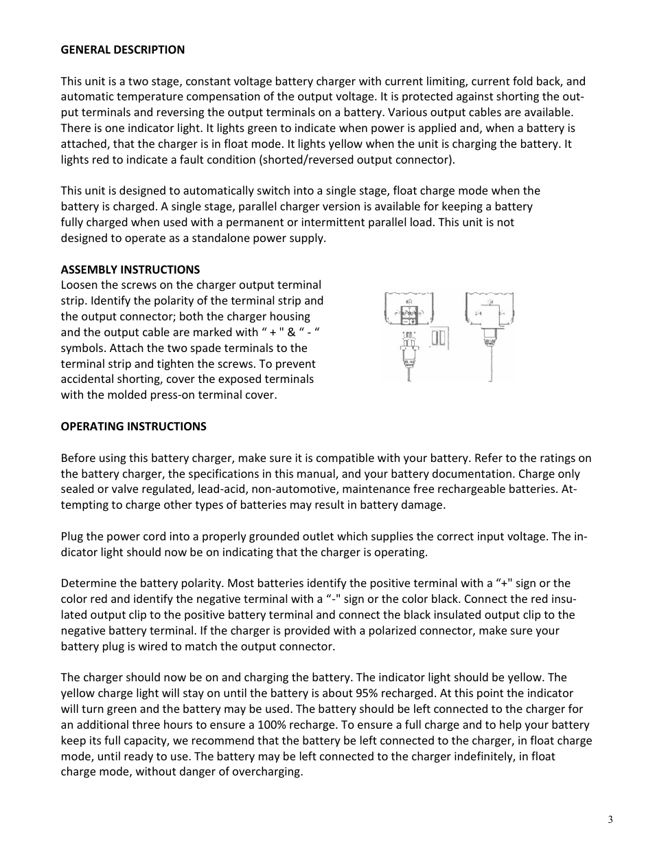 Power-Sonic PSC 12800A User Manual | Page 3 / 6