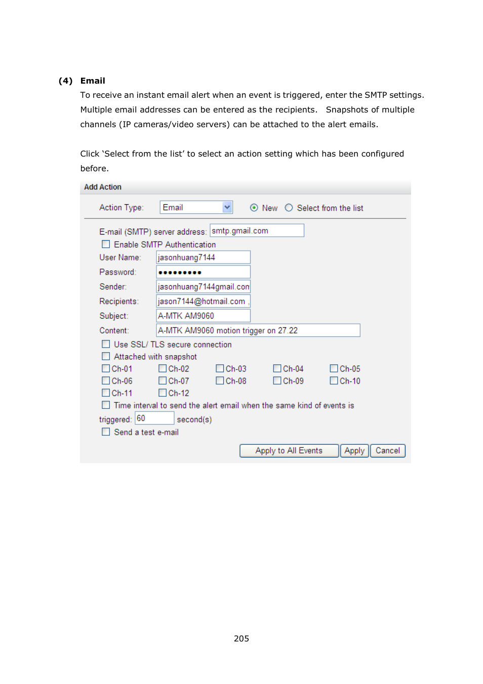 QNAP VS-2004L en User Manual | Page 205 / 265