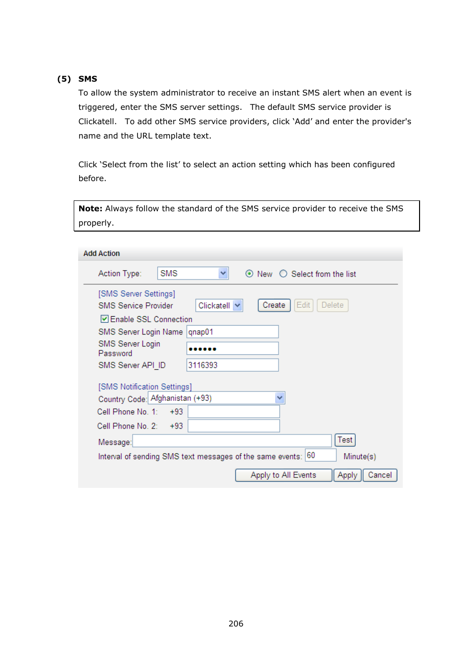 QNAP VS-2004L en User Manual | Page 206 / 265