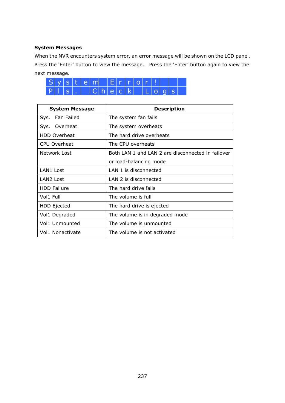 QNAP VS-2004L en User Manual | Page 237 / 265