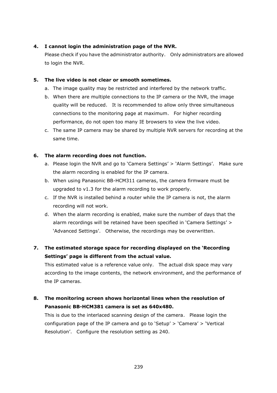 QNAP VS-2004L en User Manual | Page 239 / 265