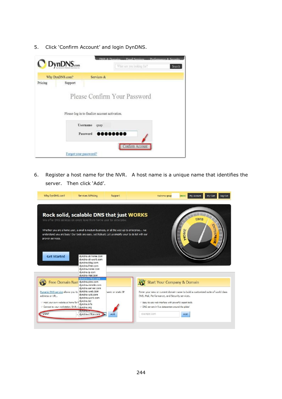 QNAP VS-2004L en User Manual | Page 244 / 265