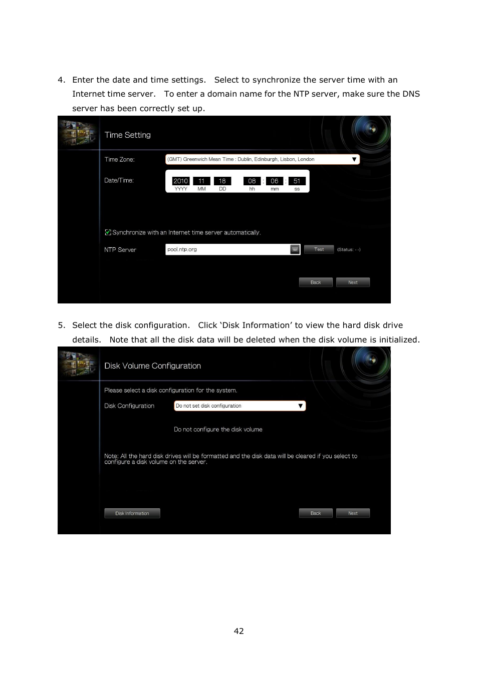 QNAP VS-2004L en User Manual | Page 42 / 265