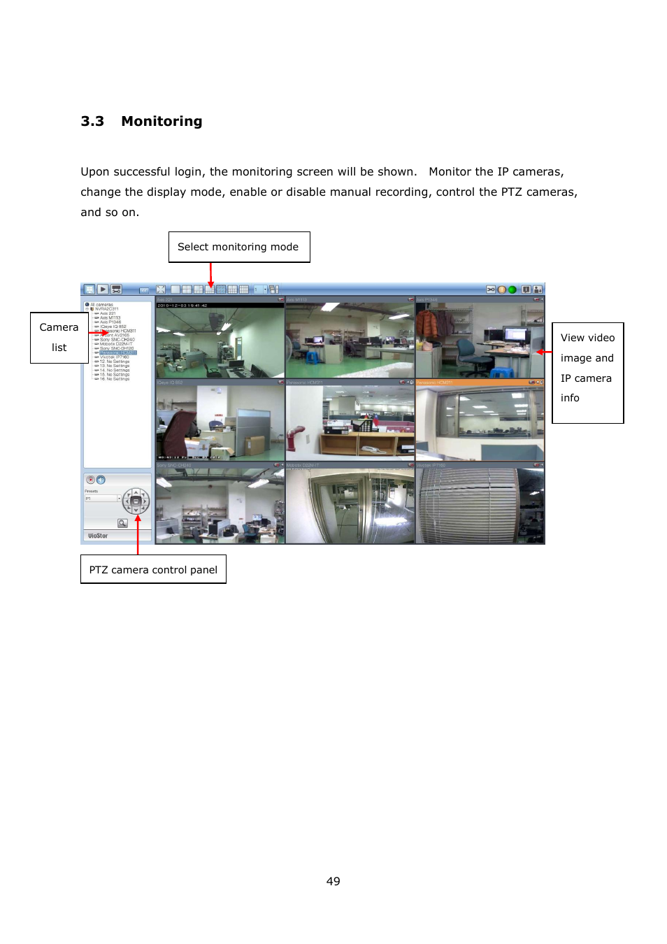 Onitoring, 3 monitoring | QNAP VS-2004L en User Manual | Page 49 / 265
