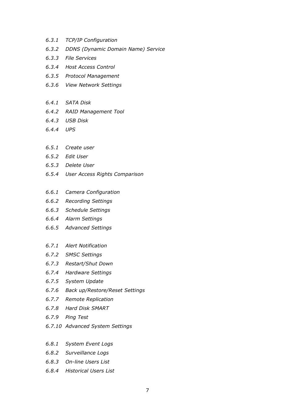 QNAP VS-2004L en User Manual | Page 7 / 265