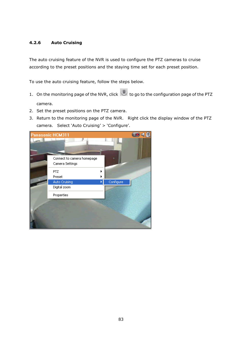 Auto cruising | QNAP VS-2004L en User Manual | Page 83 / 265