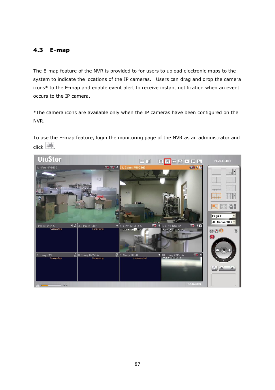 3 e-map | QNAP VS-2004L en User Manual | Page 87 / 265